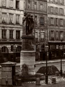 Charles Marville Fontaine Desaix vers 1865 détail