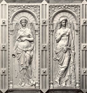 Charles Marville, Eglise St. Augustin, Moreau, Mathurin, sculpteur 2, ca. 1853–70
