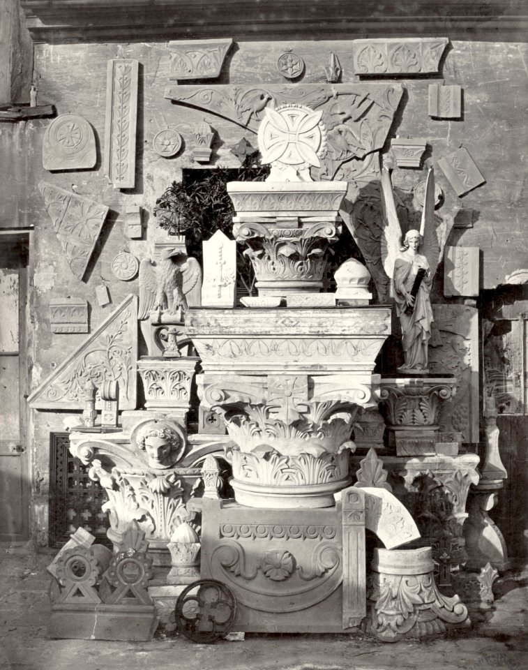 Charles Marville, Eglise St. Pierre de Montrouge 2, ca. 1850–70