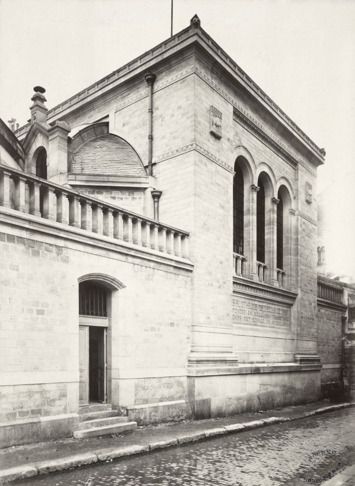 Charles Marville, Bibliothèque de l'Ecole de Droit, ca. 1853–70