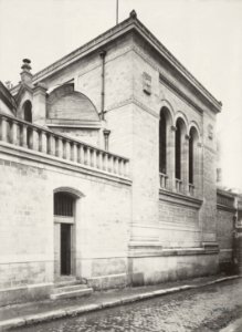 Charles Marville, Bibliothèque de l'Ecole de Droit, ca. 1853–70