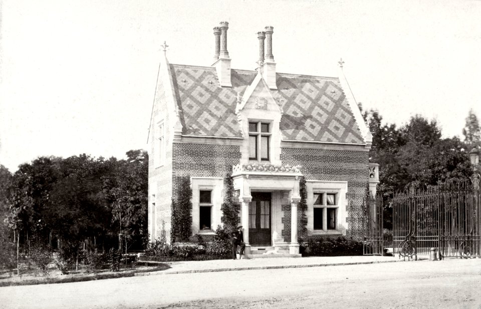 Charles Marville, Bois de Boulogne - Maisons de gardes III, ca. 1853–70