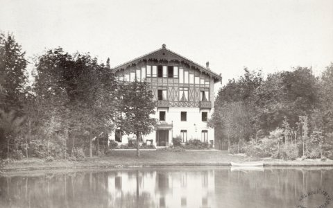 Charles Marville, Bois de Boulogne - Pavillon d'Armenonville, ca. 1853–70