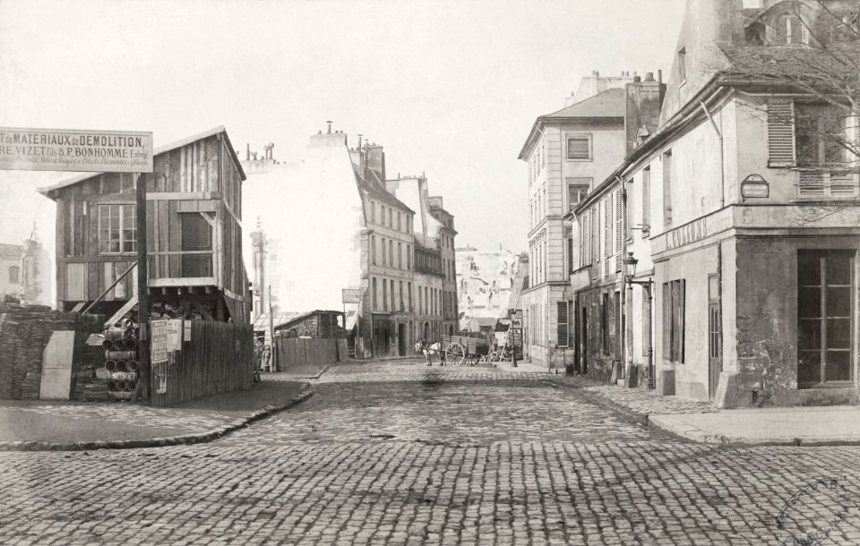 Charles Marville, Boulevard Bourdon, près le Boulevard Henri IV, ca. 1853–70