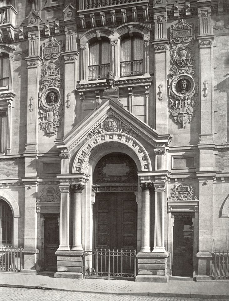 Charles Marville, Collége Chaptal 1, ca. 1853–70