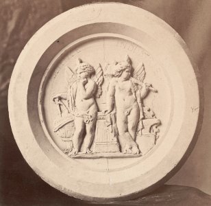 Charles Marville, Hôtel de Ville, Salle du Conseil Municipal, bas-relief 2, ca. 1853–70