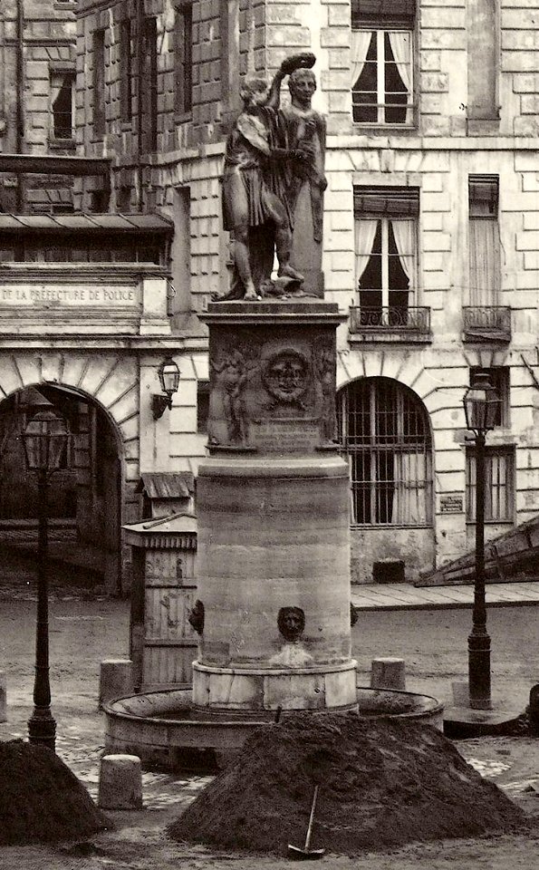 Charles Marville Fontaine Desaix vers 1865 détail B