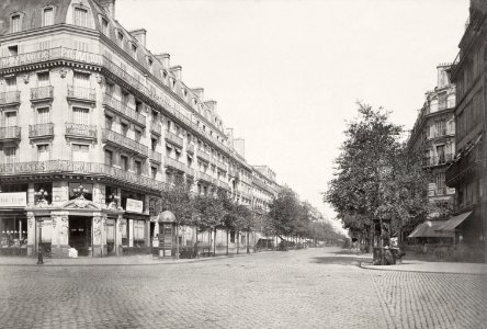 Charles Marville, Boulevard Sébastopol, ca. 1853–70