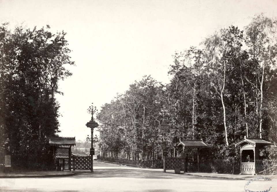 Charles Marville, Bois de Boulogne - Entrée du Pré Catelan, ca. 1853–70