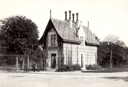 Charles Marville, Bois de Boulogne - Maisons de gardes VI, ca. 1853–70
