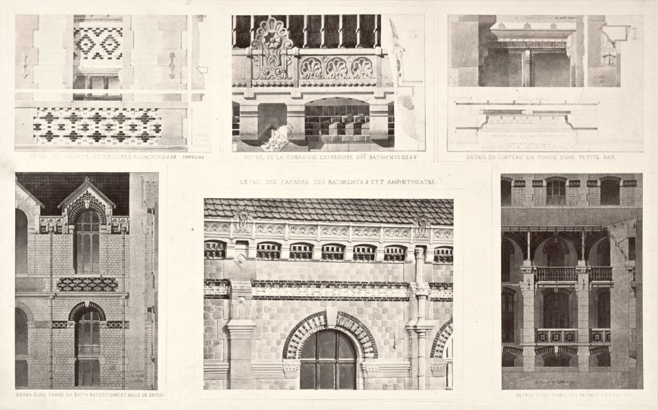 Charles Marville, Collége Chaptal, ca. 1853–70 III