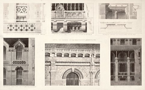 Charles Marville, Collége Chaptal, ca. 1853–70 III