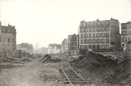 Charles Marville, Boulevard Henri IV, de la rue Sully, ca. 1853–70