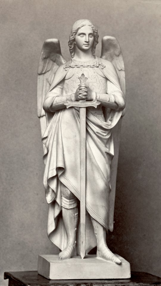 Charles Marville, Eglise de la Madeleine, sculpteur 1, ca. 1853–70