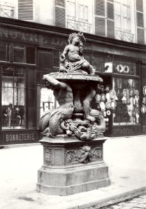 Charles Marville, Fontaine No. 1 Rue du Faubourg-Saint-Martin, ca. 1865