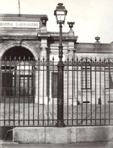 Charles Marville, Hôpital Lariboisière, 1878
