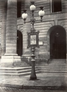 Charles Marville, Candélabre, Odéon, 1878