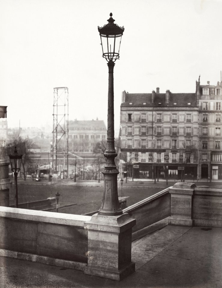 Charles Marville, Gare de l'Queste, Montparnasse, 1878
