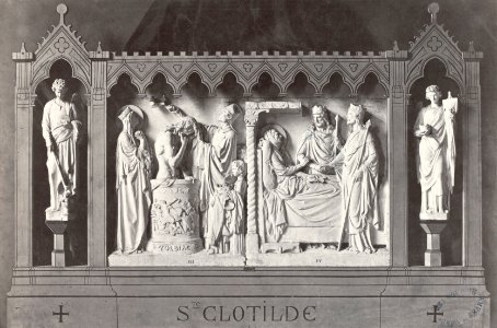 Charles Marville, Eglise Sainte Clotilde, sculpteur 2, ca. 1850–70