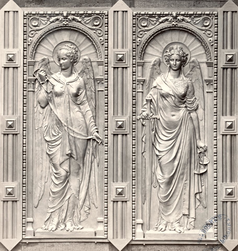 Charles Marville, Eglise St. Augustin, Moreau, Mathurin, sculpteur 3, ca. 1853–70