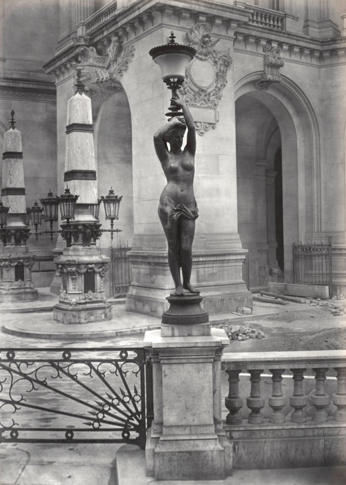Charles Marville, Opéra, Lampadaire 1, 1878