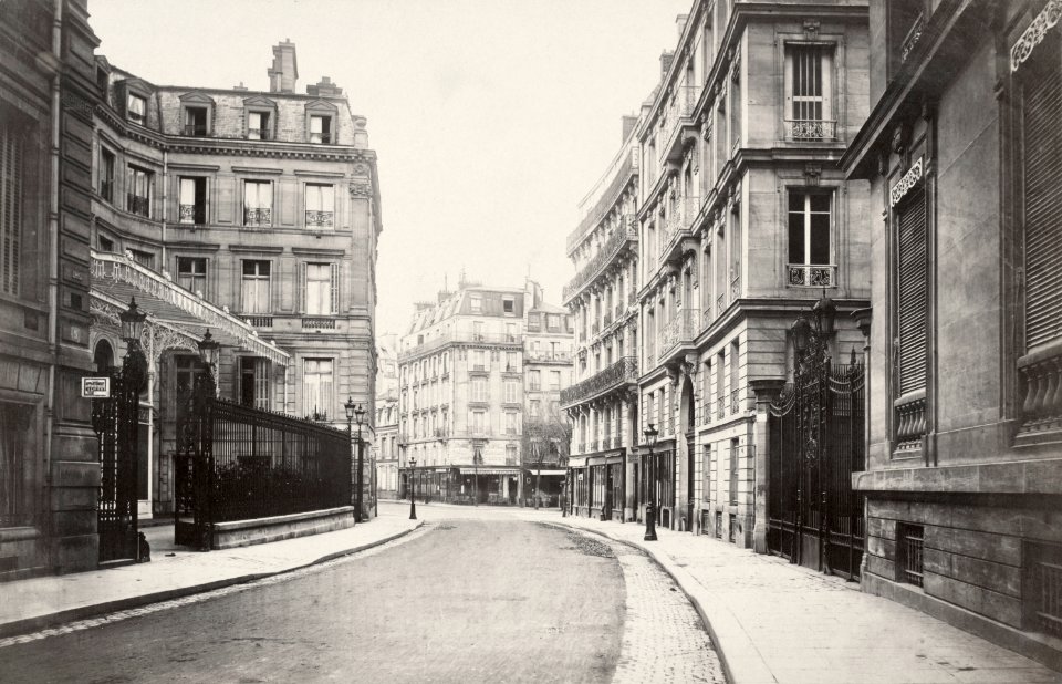 Charles Marville, Rue de Presbourg 3, ca. 1853–70