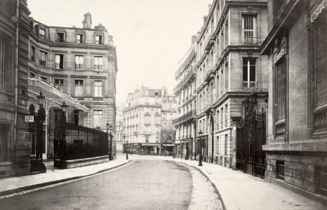 Charles Marville, Rue de Presbourg 3, ca. 1853–70