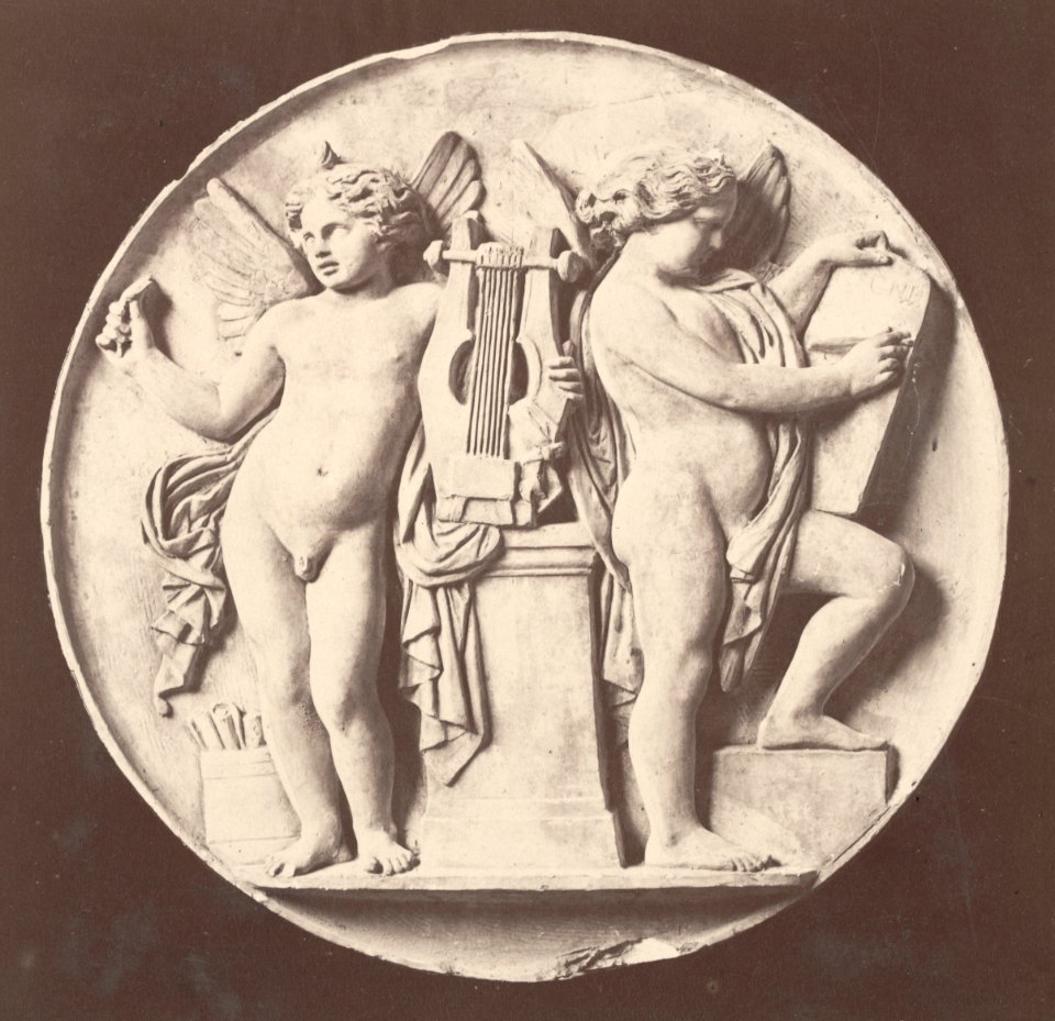 Charles Marville, Hôtel de Ville, Salle du Conseil Municipal, bas-relief 3, ca. 1853–70