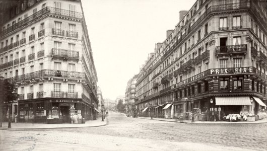 Charles Marville, Rue Monge, ca. 1853–70