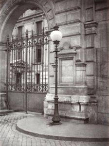 Charles Marville, Opéra, entrée de l'Administration, 1878