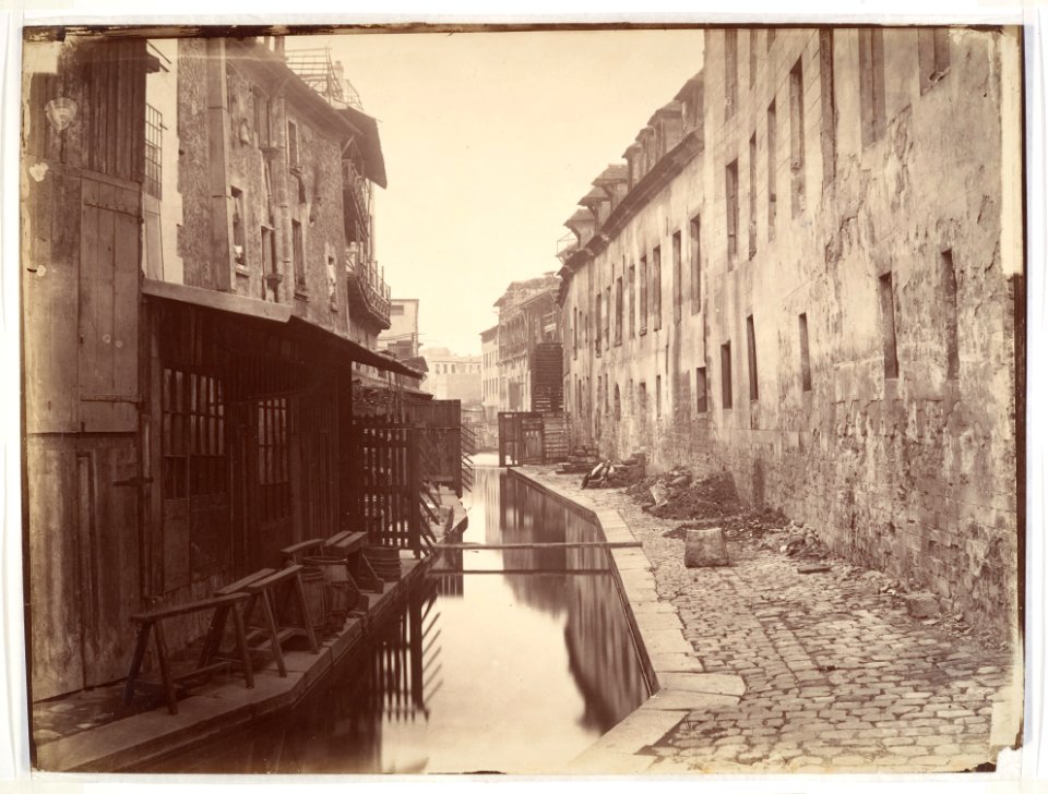 Charles Marville, La Bièvre, ca. 1865