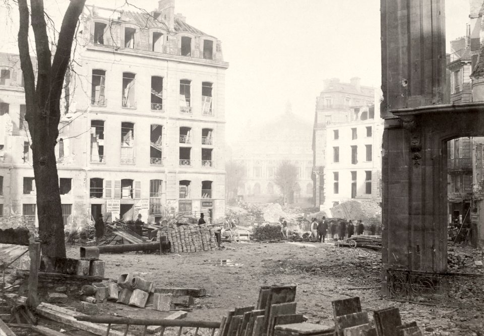 Charles Marville, Percement de l'avenue de l'Opera, ca. 1853–70