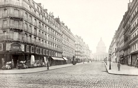 Charles Marville, Rue Soufflot, ca. 1853–70