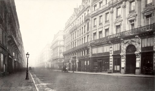 Charles Marville, Rue de Rome, ca. 1853–70