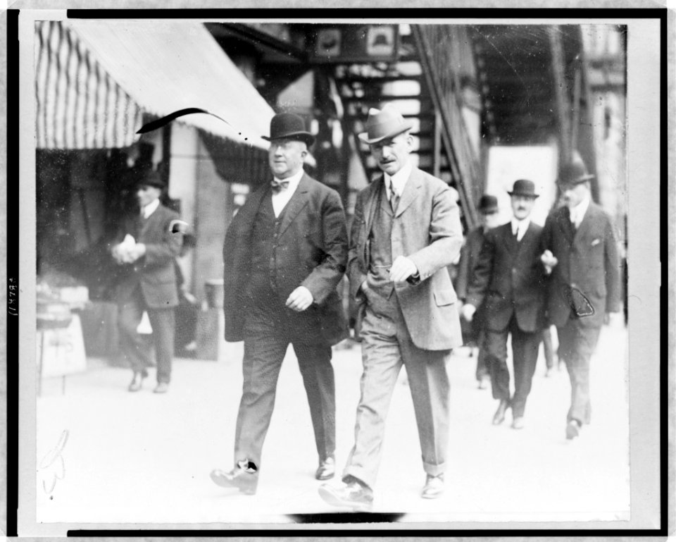 Charles Murphy of Tammany and Commissioner Goodwin LCCN97506834