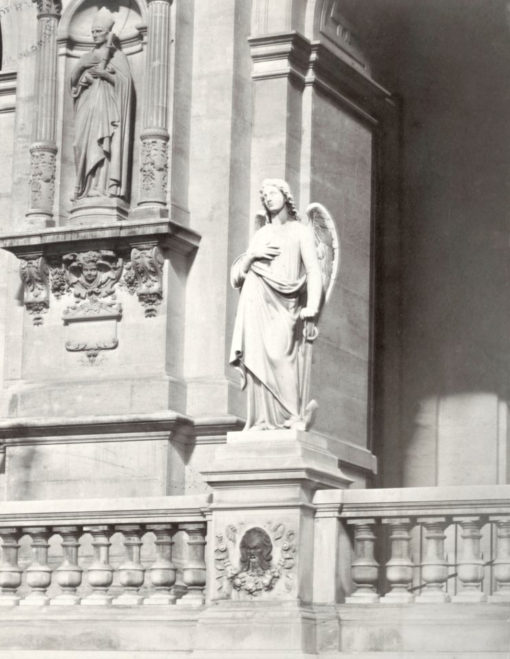 Charles Marville, Square de la Trinité, sculpteur 3, ca. 1853–70