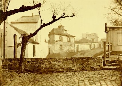 Charles Marville, The Horse Market - Getty Museum