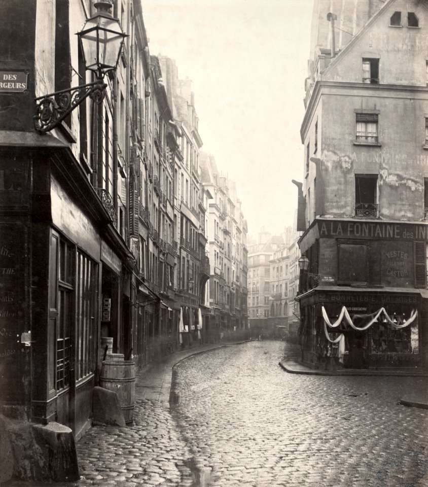 Charles Marville, Rue Saint-Honoré, ca. 1853–70