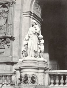 Charles Marville, Square de la Trinité, sculpteur 1, ca. 1853–70