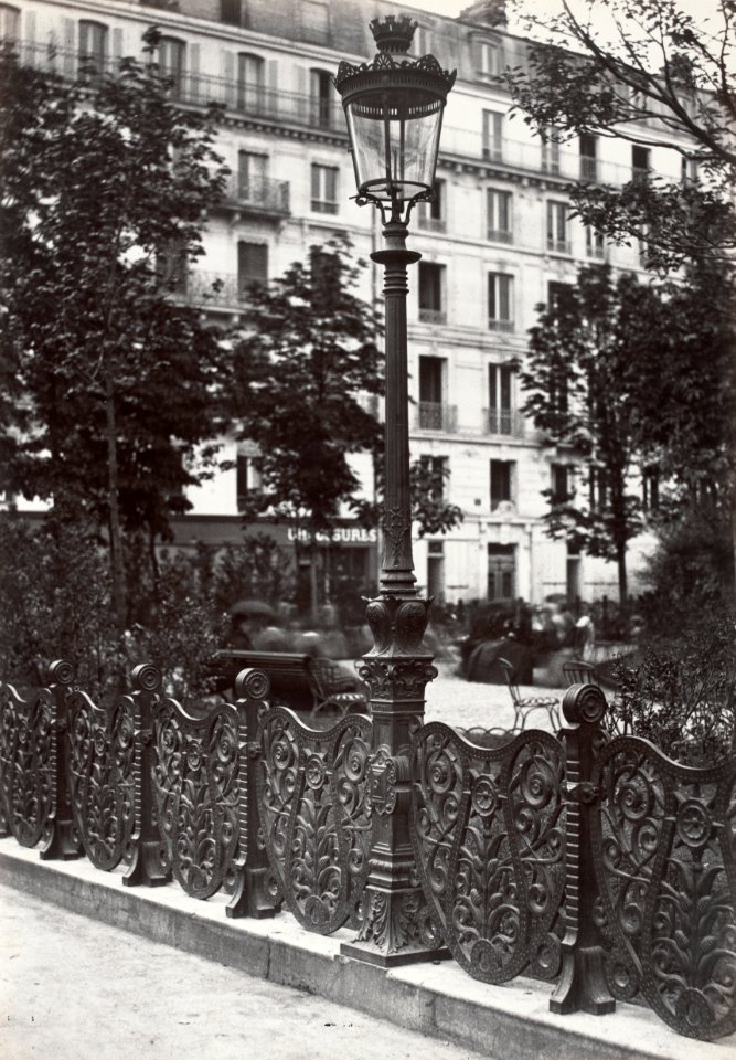 Charles Marville, Square Montholon, 1878