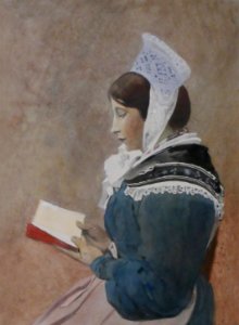 Charles Spindler-Jeune fille d'Oberrödern-Musée alsacien de Strasbourg