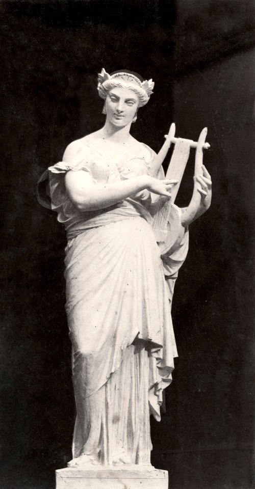 Charles Marville, Théâtre du Châtelet, Chevalier, sculpteur, ca. 1853–70