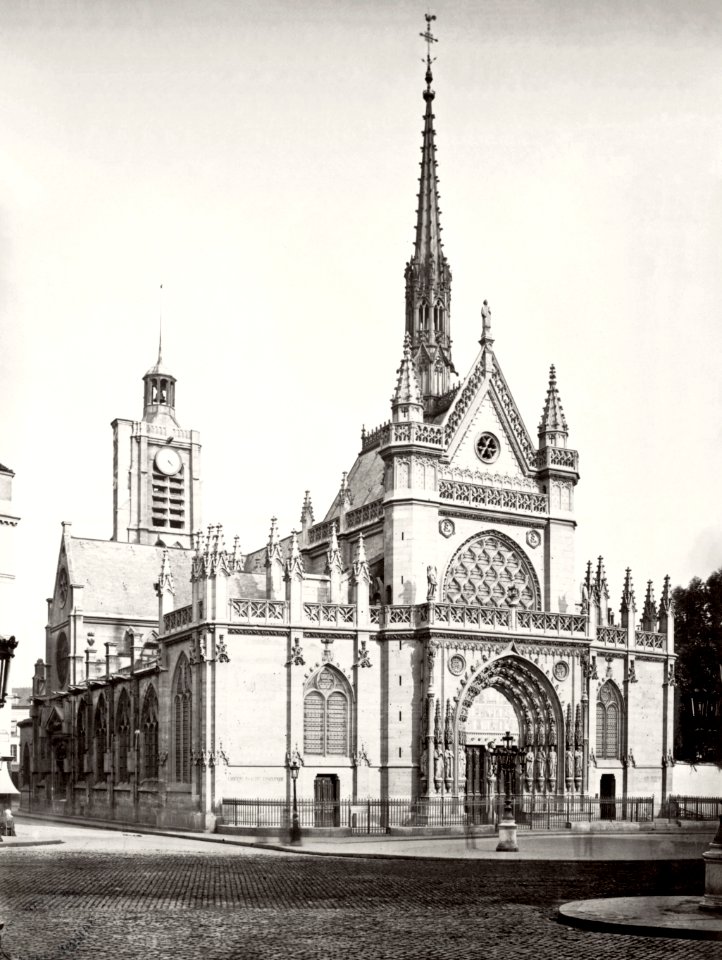 Charles Marville, Église Saint-Laurent, ca. 1853–70