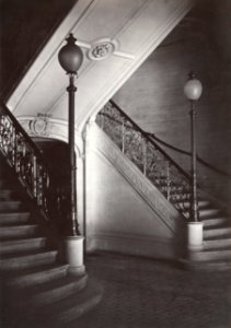 Charles Marville, Théâtre du Vaudeville - stairs, 1878