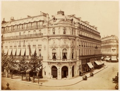 Charles Marville, Théâtre du Vaudeville, 1869