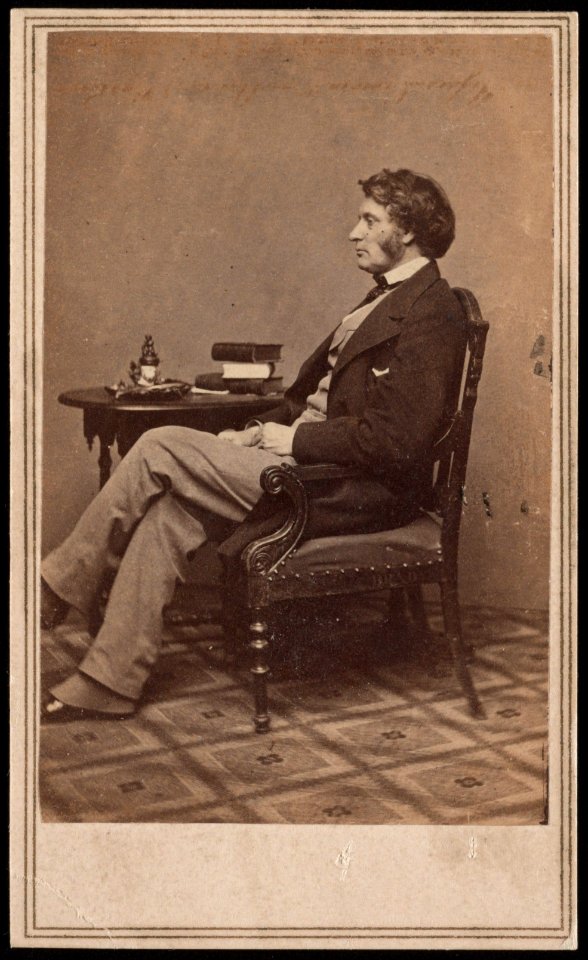 Charles Sumner, abolitionist, orator, and senator from Massachusetts) - From photographic negative by Brady LCCN2017660626
