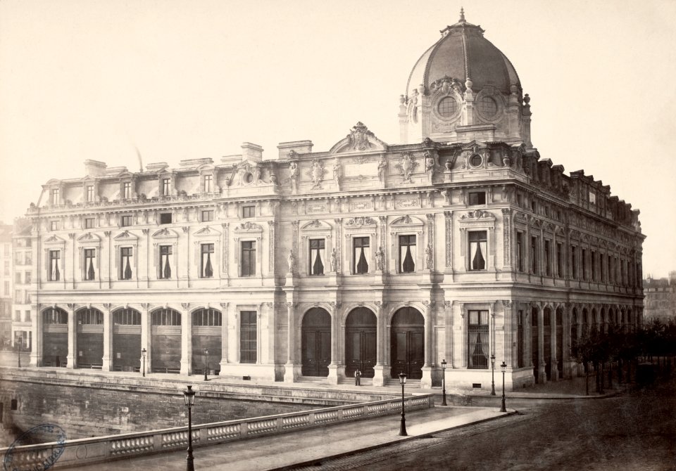 Charles Marville, Tribunal de Commerce, ca. 1853–70