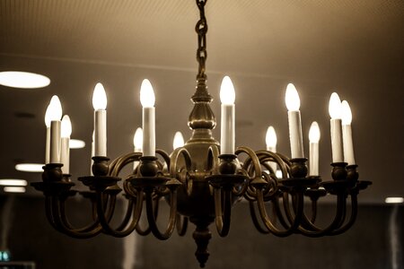 Lighting candlestick ceiling lamp photo