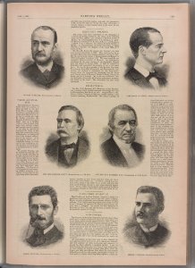 Charles R. Miller - Joseph Pulitzer - Albert Pulitzer - The Hon. Proctor Knott - The Rev. E.F. Hatfield, D.D. - Alexander Sullivan LCCN2018645906