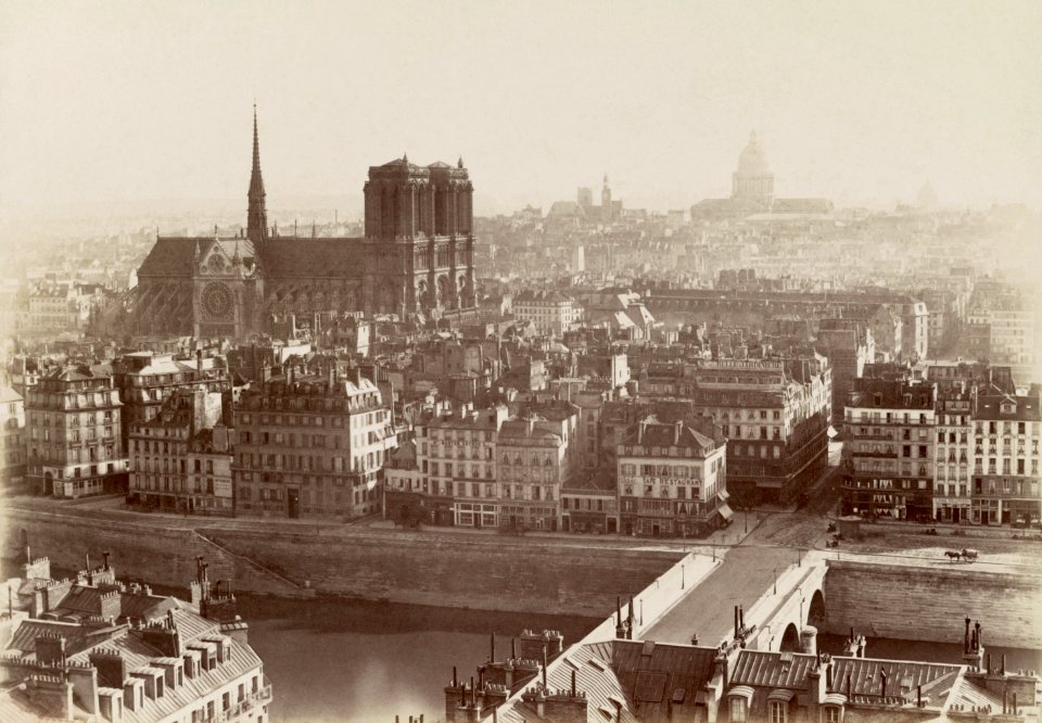 Charles Soulier, Panorama de Paris - Pris de la tour Saint Jacques, ca. 1865